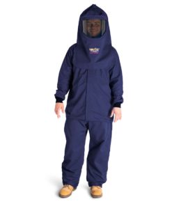 Standard navy blue suit for arc flash