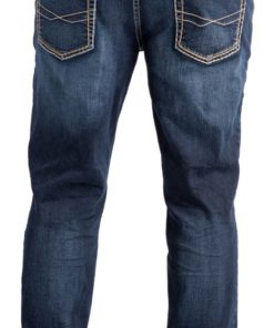 Stanco FR Jeans - back view of FR blue jeans