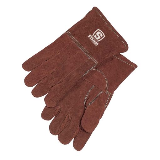 TH22XFWL-imported-heavyweight-brown-thermoleather-high-temp-gloves - High Temp Gloves