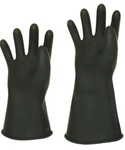 Rubber Insulating Gloves - Black