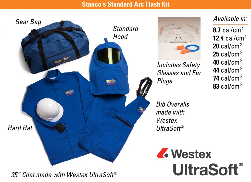 Stanco's Standard Arc Flash Kit with Westex UltraSoft Fabric - Stanco Safety Products